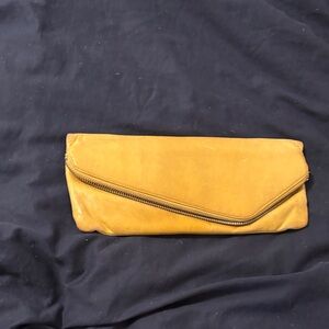Hobo International Yellow Leather Clutch